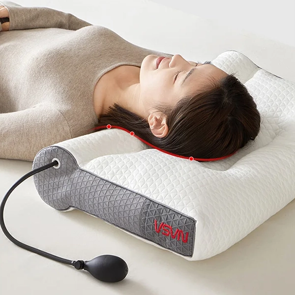 Oreiller Orthopédique Réglable Pour Les Douleurs Cervicales – Image 2