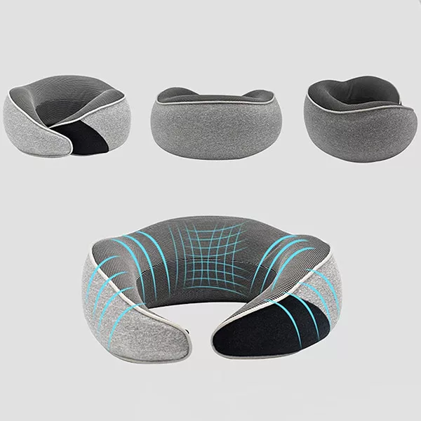 Coussin de Voyage en Mousse à Mémoire de Forme pour l’Avion – Image 2