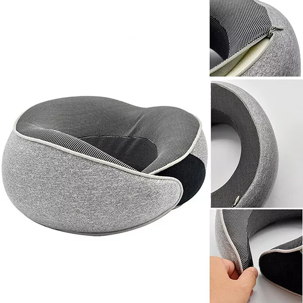 Coussin de Voyage en Mousse à Mémoire de Forme pour l’Avion – Image 3