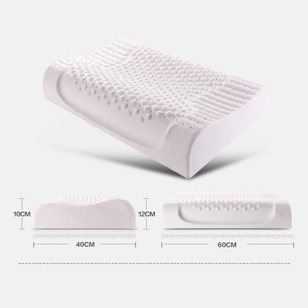 Oreiller orthopédique en latex 100 % naturel pour les douleurs cervicales – Image 4